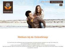 Tablet Screenshot of osteogroep.nl